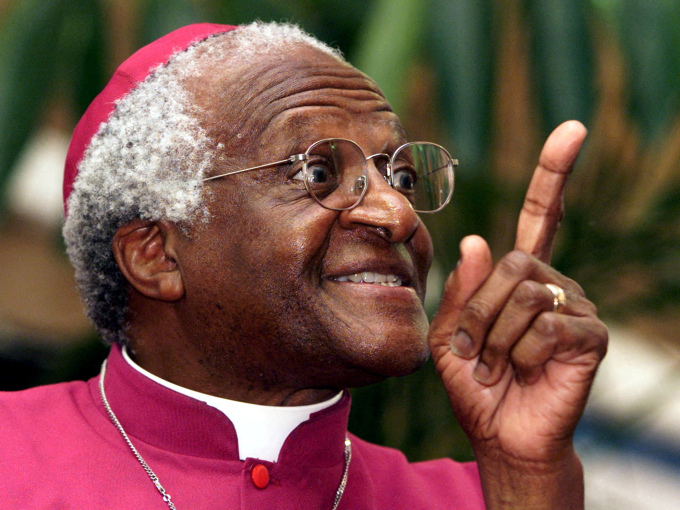 Den sørafrikanske kirkelederen, aktivisten og nobelprisvinneren Desmond Mpilo Tutu. Foto: REUTERS/Mike Hutchings